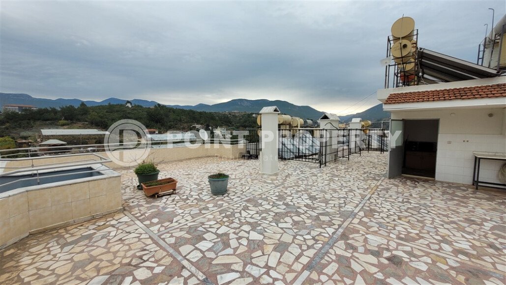 Просторная квартира 60 м² в районе Тосмур, ВНЖ, панорамная терраса на крыше-id-10757-фото-8