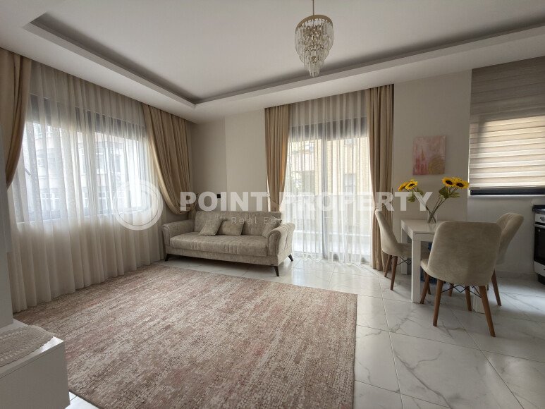 Современная квартира 1+1, 45 м² в районе Махмутлар-id-10766-фото-1