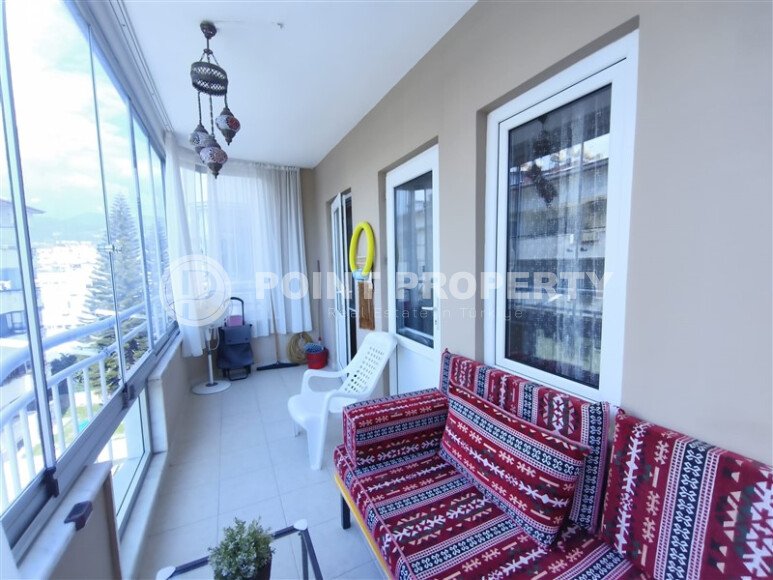 Элегантные апартаменты 60 м² с застеклённым балконом в центре района Оба, недалеко от моря-id-10776-фото-9