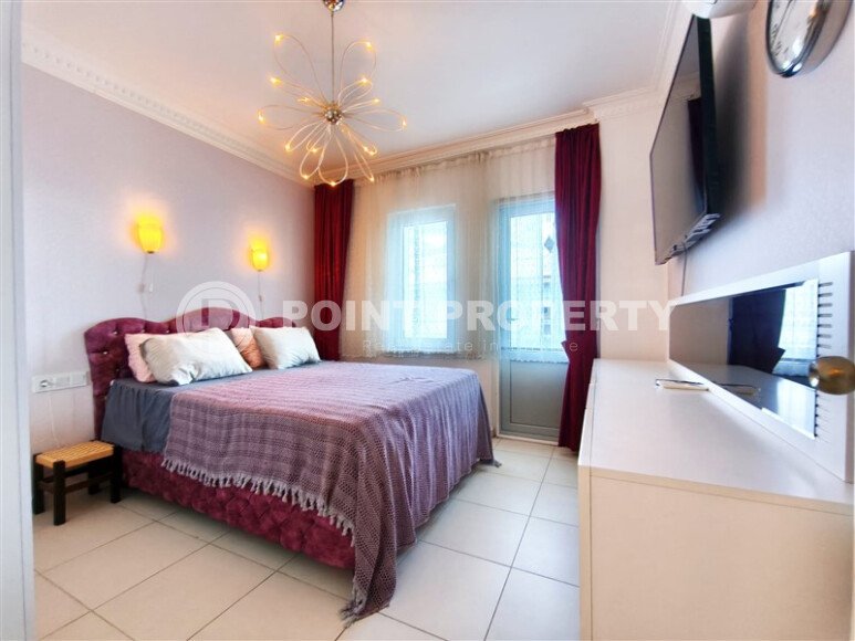 Элегантные апартаменты 60 м² с застеклённым балконом в центре района Оба, недалеко от моря-id-10776-фото-8