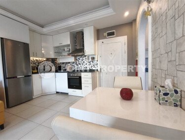 Элегантные апартаменты 60 м² с застеклённым балконом в центре района Оба, недалеко от моря-id-10776-фото-5