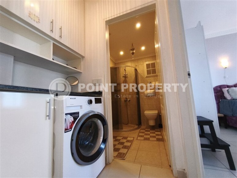 Элегантные апартаменты 60 м² с застеклённым балконом в центре района Оба, недалеко от моря-id-10776-фото-13