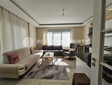 Солнечные апартаменты 55 м² с панорамными окнами и уютным угловым балконом в районе Тосмур-id-10777-фото-1