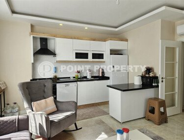 Солнечные апартаменты 55 м² с панорамными окнами и уютным угловым балконом в районе Тосмур-id-10777-фото-2