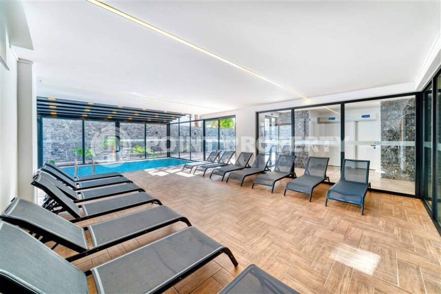 Светлые апартаменты 1+1 в престижном комплексе в центре Аланьи-id-10778-фото-14