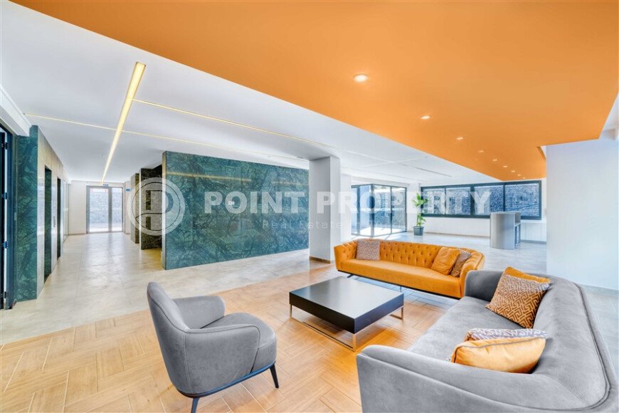 Светлые апартаменты 1+1 в престижном комплексе в центре Аланьи-id-10778-фото-18