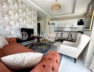 Яркая квартира 1+1 в районе Каргыджак с панорамным видом на горы и окрестности-id-10780-фото-2