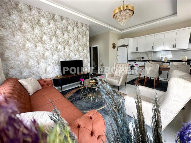 Яркая квартира 1+1 в районе Каргыджак с панорамным видом на горы и окрестности-id-10780-фото-3