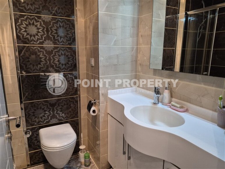 Уютная студия 0+1 в районе Махмутлар с застекленным балконом и видом на горы-id-10781-фото-8