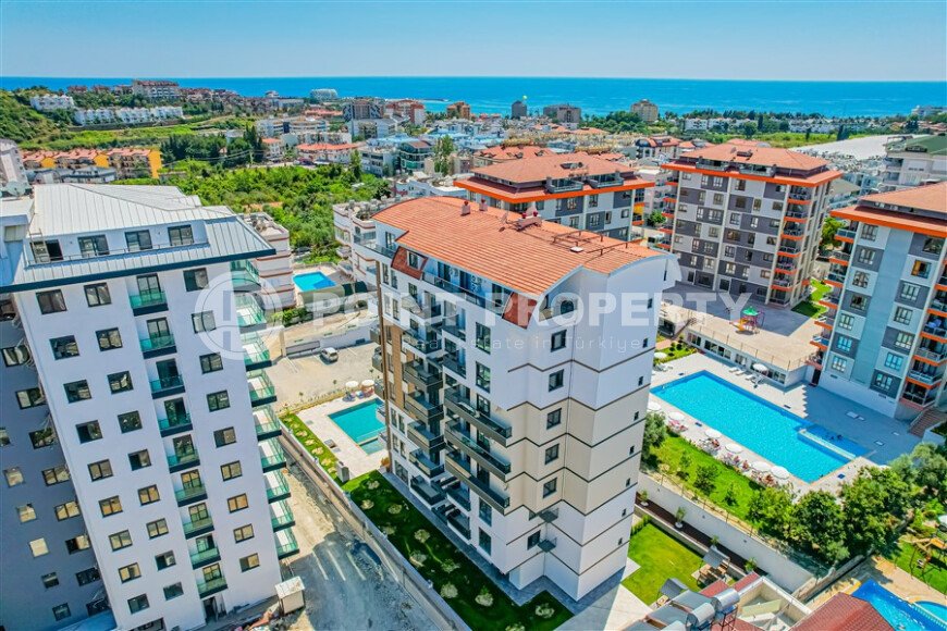 Современная светлая квартира 50 м² район Авсаллар, комплекс с богатой инфраструктурой-id-10797-фото-10