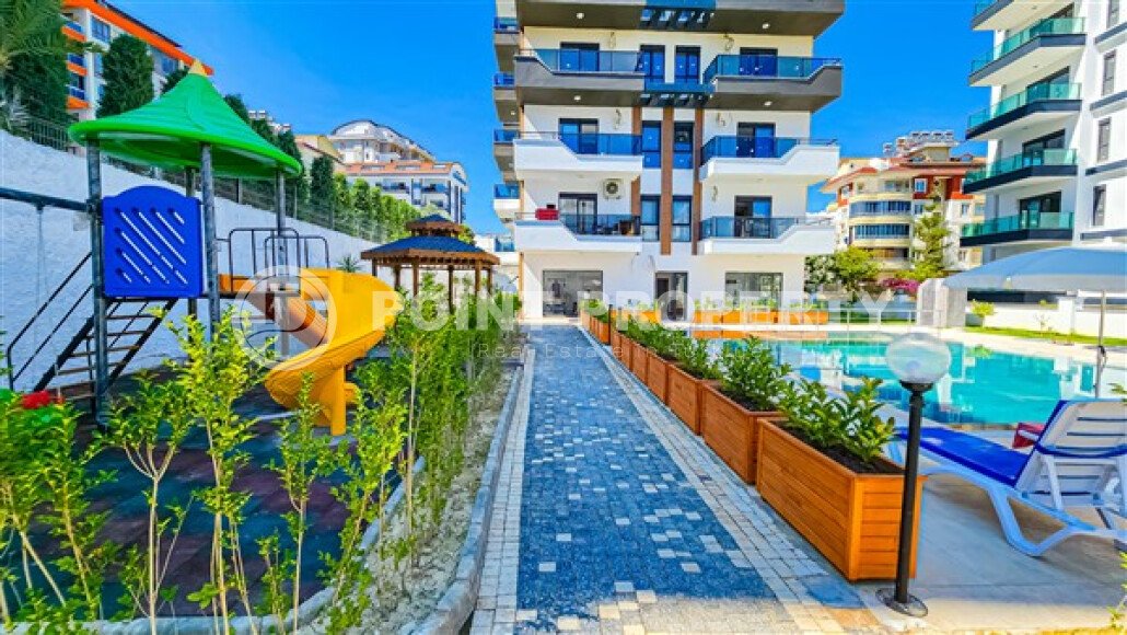 Современная светлая квартира 50 м² район Авсаллар, комплекс с богатой инфраструктурой-id-10797-фото-14