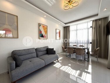 Элегантные светлые апартаменты 2+1, 75 м² центр Аланьи-id-10802-фото-2