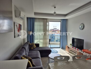 Престижные апартаменты 60 м² центр Аланьи, ВНЖ, вид на море и Кале-id-10826-фото-2