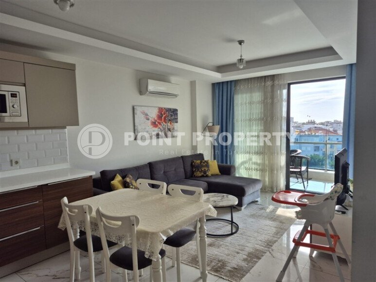 Престижные апартаменты 60 м² центр Аланьи, ВНЖ, вид на море и Кале-id-10826-фото-4