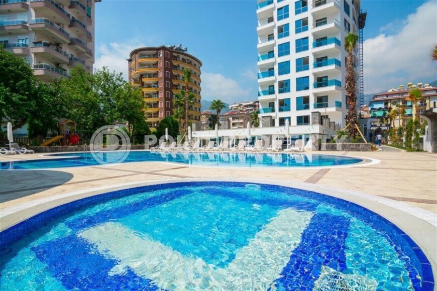 Престижные апартаменты 60 м² центр Аланьи, ВНЖ, вид на море и Кале-id-10826-фото-11