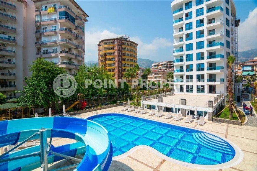 Престижные апартаменты 60 м² центр Аланьи, ВНЖ, вид на море и Кале-id-10826-фото-12