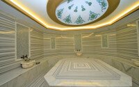 Престижные апартаменты 60 м² центр Аланьи, ВНЖ, вид на море и Кале-id-10826-фото-15