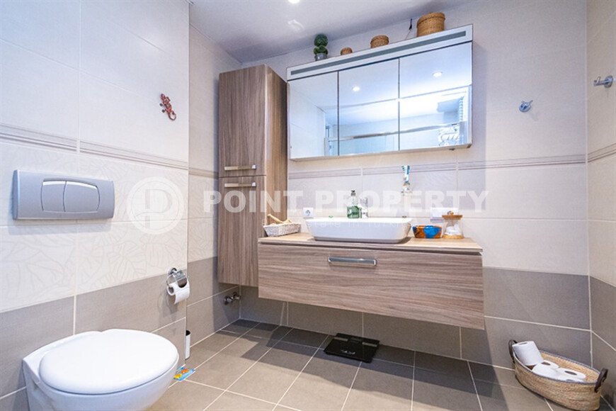 Эргономичная квартира 120 м² район Оба - Обагёль, ВНЖ, гражданство, первая линия, вид на море-id-10837-фото-14