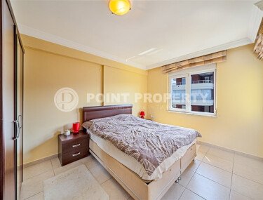 Солнечная квартира 120 м² район Тосмур, частичный вид на море-id-10840-фото-4