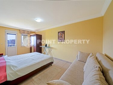 Солнечная квартира 120 м² район Тосмур, частичный вид на море-id-10840-фото-5