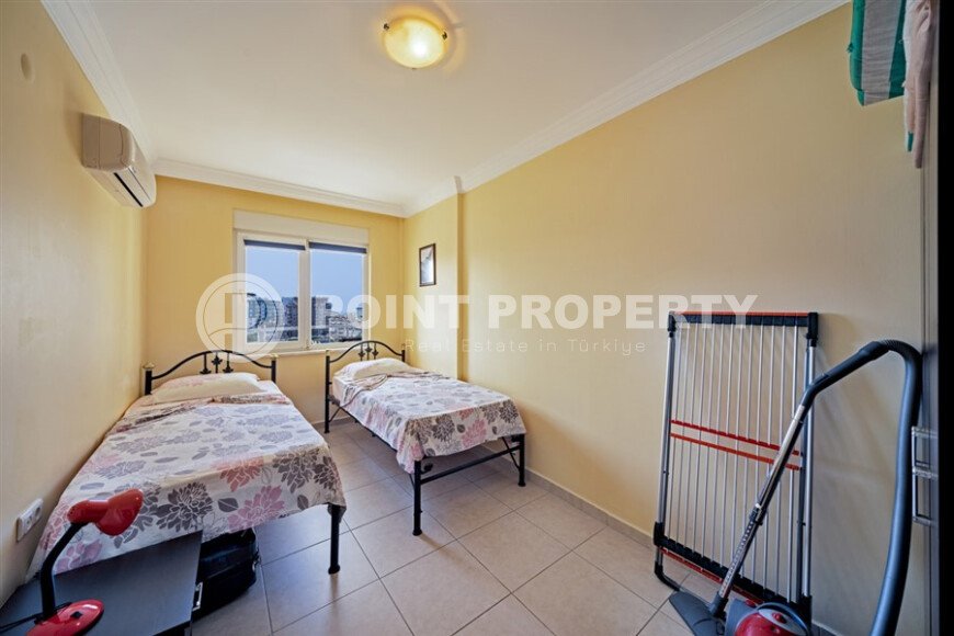 Солнечная квартира 120 м² район Тосмур, частичный вид на море-id-10840-фото-6