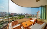 Солнечная квартира 120 м² район Тосмур, частичный вид на море-id-10840-фото-8