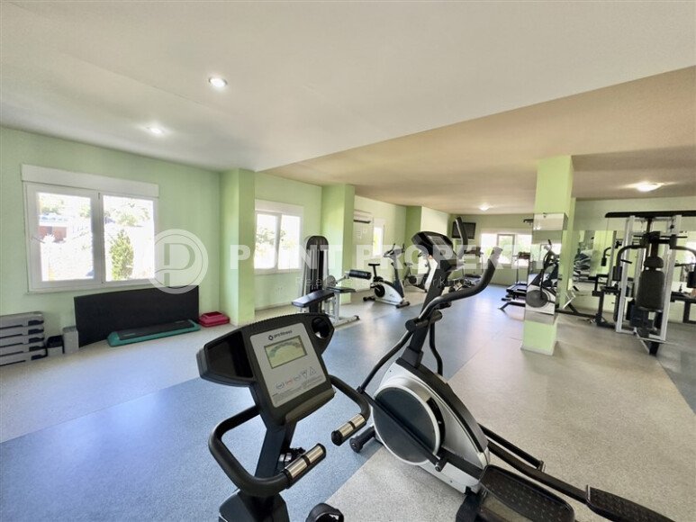 Солнечная квартира 120 м² район Тосмур, частичный вид на море-id-10840-фото-11