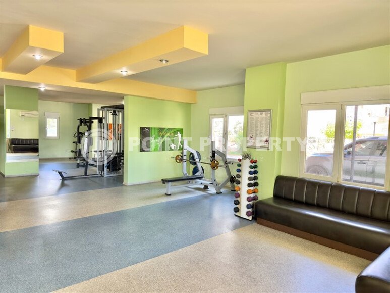 Солнечная квартира 120 м² район Тосмур, частичный вид на море-id-10840-фото-12