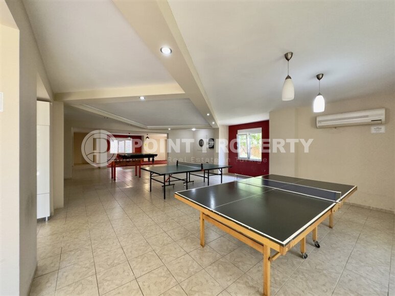 Солнечная квартира 120 м² район Тосмур, частичный вид на море-id-10840-фото-13