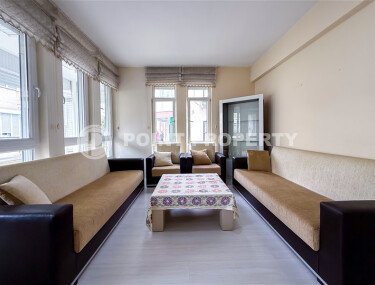 Светлая квартира 100 м² центр Аланьи район Гюллерпынары, с отдельной кухней, недалеко от моря, ВНЖ-id-10842-фото-2