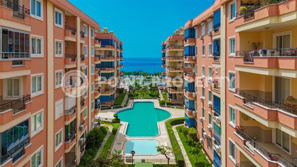 Уютная квартира 120 м² район Махмутлар, рядом с морем, частичный вид на море-id-10848-фото-1