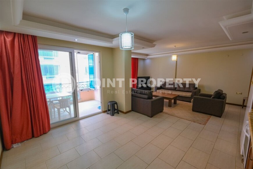 Уютная квартира 120 м² район Махмутлар, рядом с морем, частичный вид на море-id-10848-фото-5
