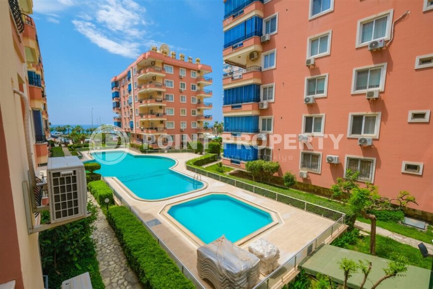 Уютная квартира 120 м² район Махмутлар, рядом с морем, частичный вид на море-id-10848-фото-17