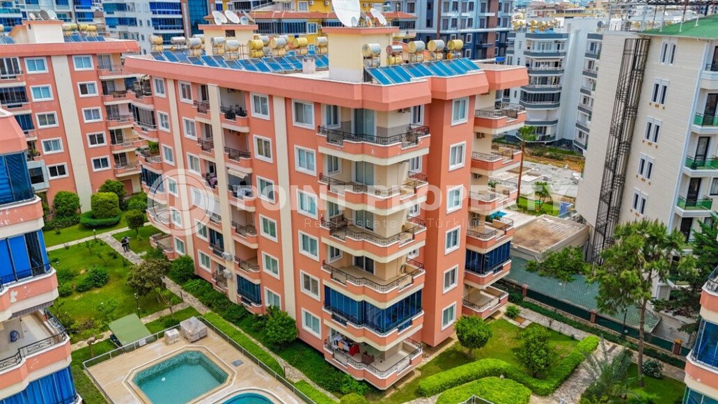 Уютная квартира 120 м² район Махмутлар, рядом с морем, частичный вид на море-id-10848-фото-21