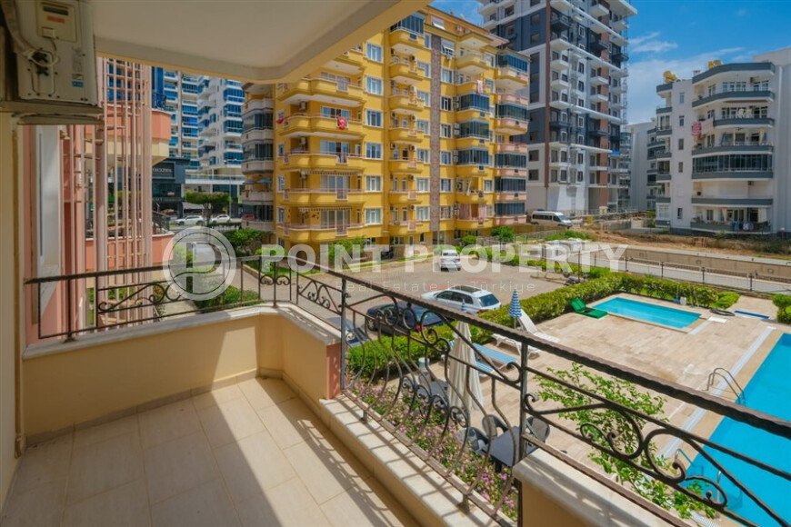 Уютная квартира 120 м² район Махмутлар, рядом с морем, частичный вид на море-id-10848-фото-22