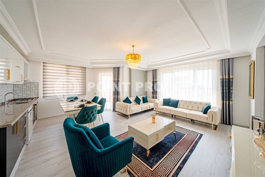 Светлая уютная квартира 110 м² район Тосмур, недалеко от моря-id-10850-фото-2