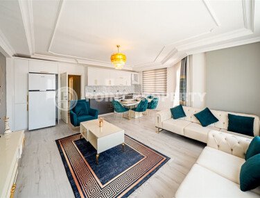 Светлая уютная квартира 110 м² район Тосмур, недалеко от моря-id-10850-фото-3