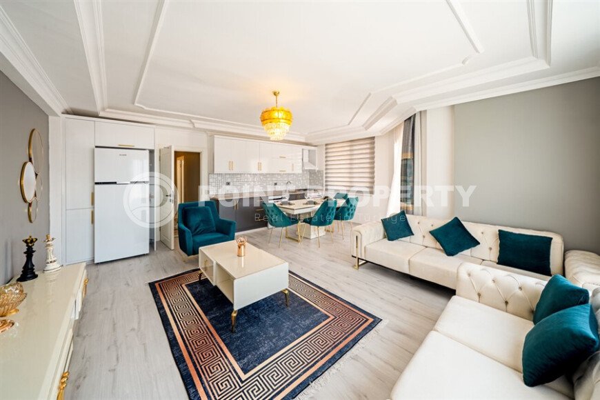Светлая уютная квартира 110 м² район Тосмур, недалеко от моря-id-10850-фото-3