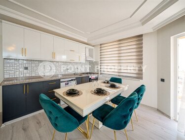 Светлая уютная квартира 110 м² район Тосмур, недалеко от моря-id-10850-фото-4