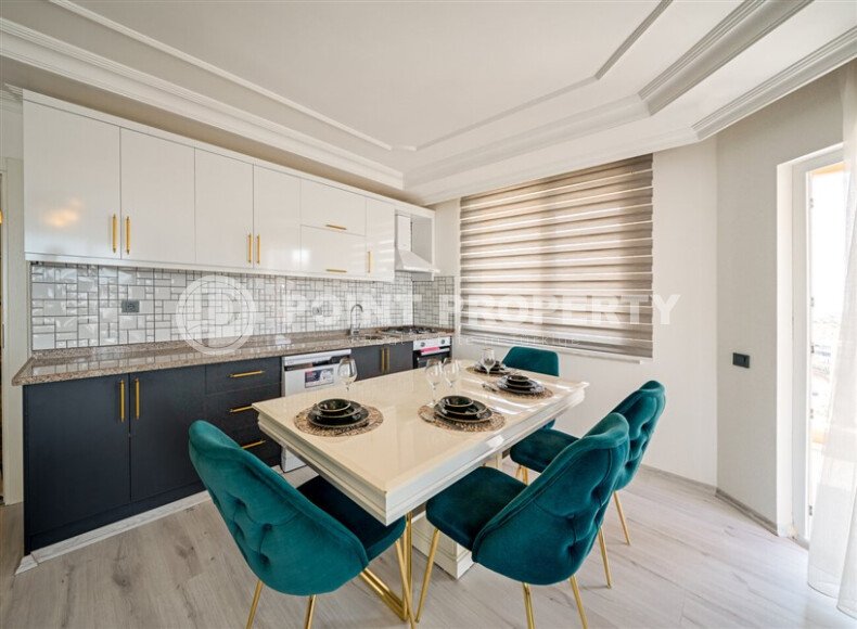 Светлая уютная квартира 110 м² район Тосмур, недалеко от моря-id-10850-фото-4