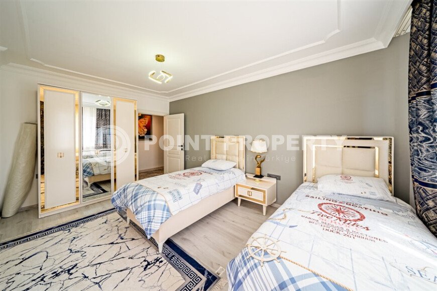 Светлая уютная квартира 110 м² район Тосмур, недалеко от моря-id-10850-фото-5