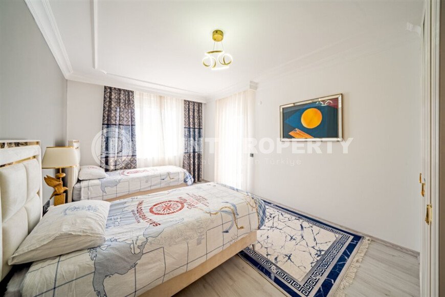 Светлая уютная квартира 110 м² район Тосмур, недалеко от моря-id-10850-фото-6