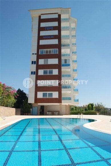 Светлая квартира 2+1 110 м² район Тосмур, ВНЖ, вид на море, Exclusive-id-10864-фото-1