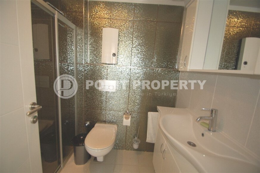 Светлая квартира 2+1 110 м² район Тосмур, ВНЖ, вид на море, Exclusive-id-10864-фото-9