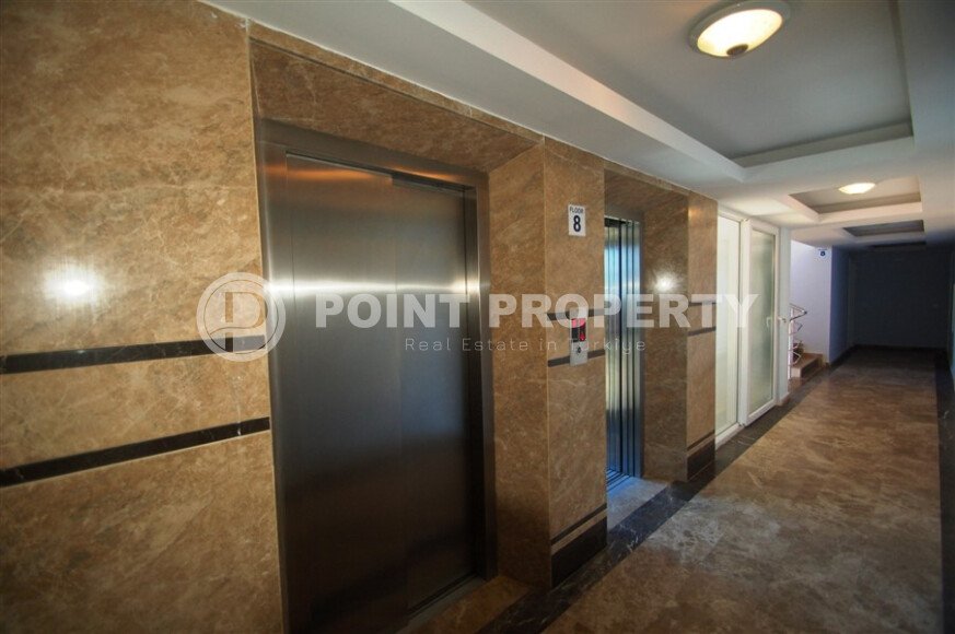 Светлая квартира 2+1 110 м² район Тосмур, ВНЖ, вид на море, Exclusive-id-10864-фото-12