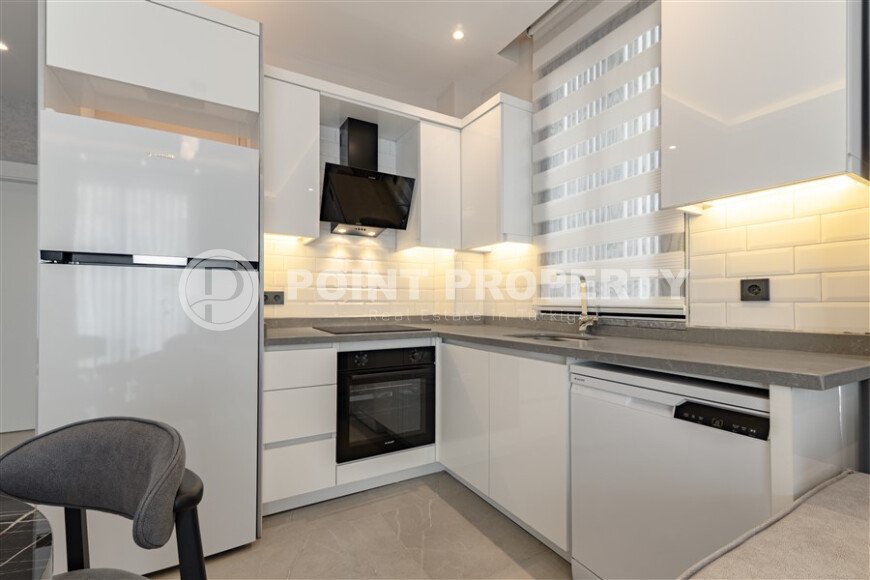 Новая квартира 59 м² в центре Аланьи рядом с пляжем Клеопатры-id-9592-фото-7