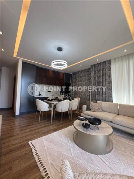 Элитная квартира 2+1 85 м² район Оба, первая линия, прямой вид на море, ВНЖ-id-10867-фото-3