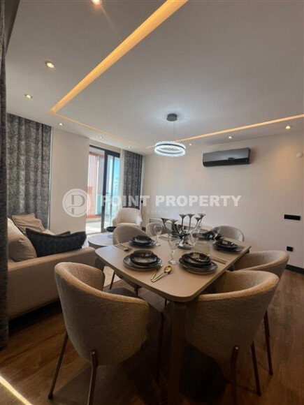 Элитная квартира 2+1 85 м² район Оба, первая линия, прямой вид на море, ВНЖ-id-10867-фото-6