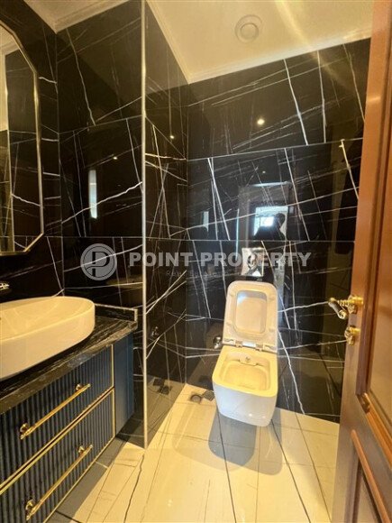 Элитная квартира 2+1 85 м² район Оба, первая линия, прямой вид на море, ВНЖ-id-10867-фото-15