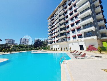 Новая современная квартира 1+1 59 м² район Авсаллар в комплексе с Infinity-бассейном-id-10871-фото-1